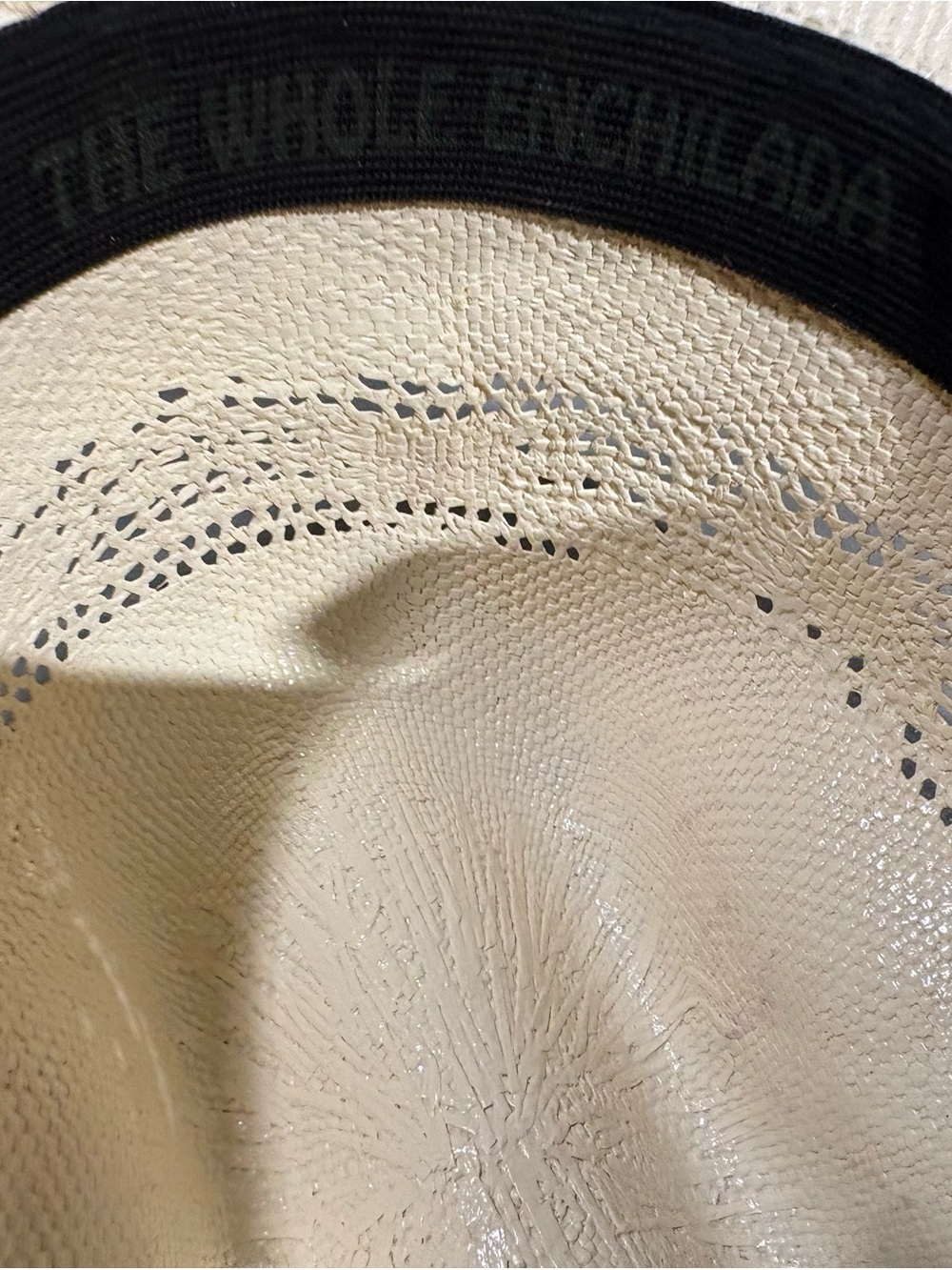 WE- Made in Mexico Two-Tone Cowboy Hat - Cream & Black - Picture 7 of 8